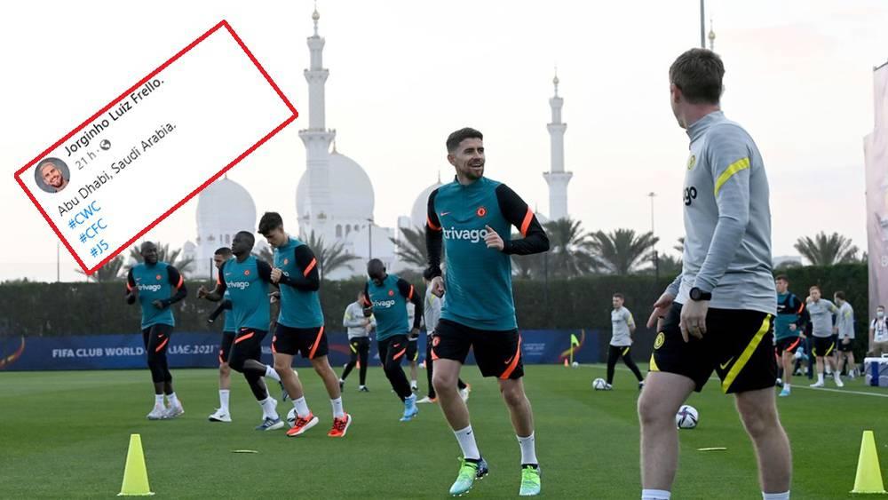 جورجينيو "يخطئ" في تحديد مكان إجراء كأس العالم للأندية: "أبو ظبي.. السعودية"