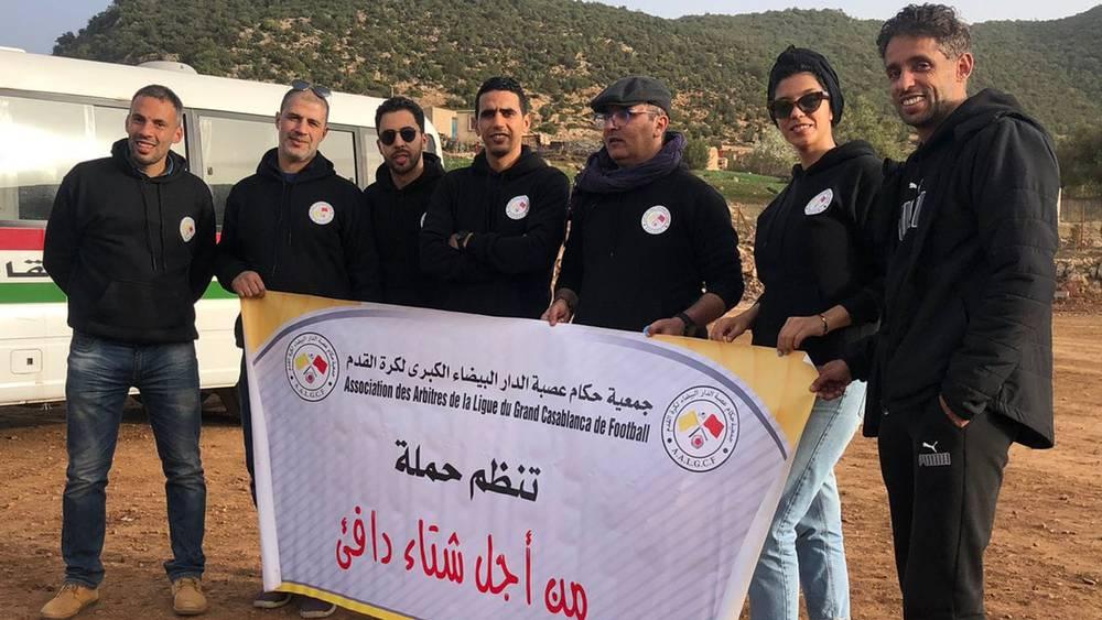 جمعية حكام عصبة الدار البيضاء تنظم النسخة الثانية للقافلة التضامنية "من أجل شتاء دافئ"