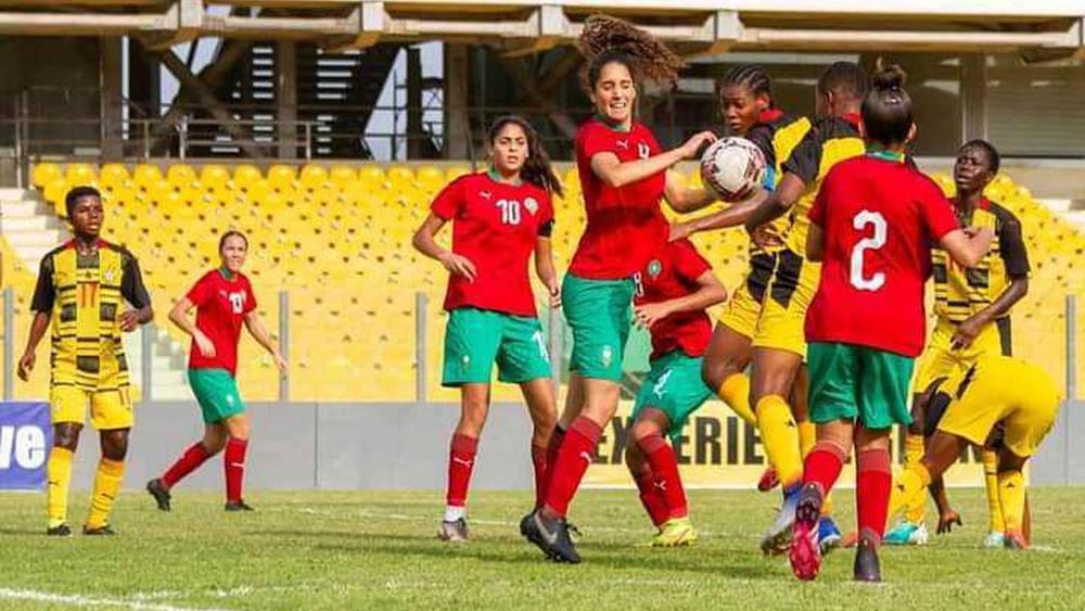 المنتخب المغربي النسوي لأقل من 17 سنة ينهزم وديا أمام غانا