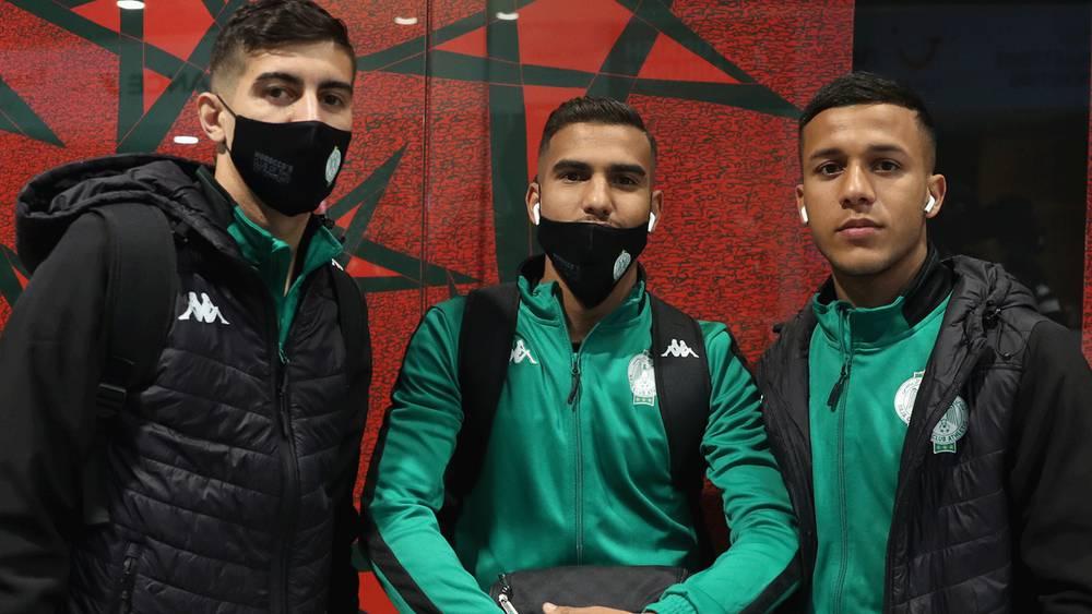 بعثة الرجاء تتوجه صوب الجزائر لملاقاة وفاق سطيف في رحلة تمر عبر تونس