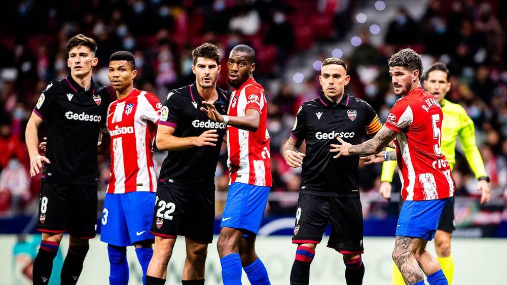 أتلتيكو مدريد ينهزم ضد ليفانتي صاحب المركز "الأخير" في "الليغا"