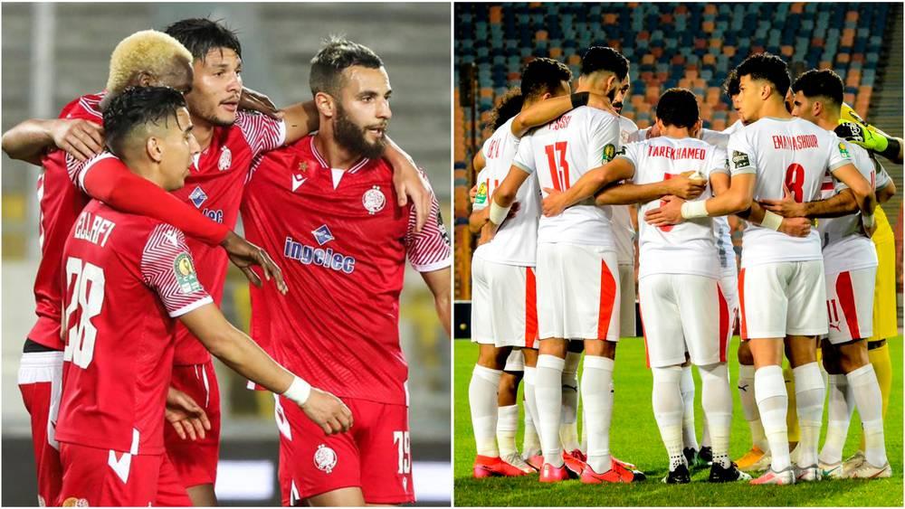 الوداد الرياضي يستقبل الزمالك المصري في دوري الأبطال يوم 26 فبراير الجاري