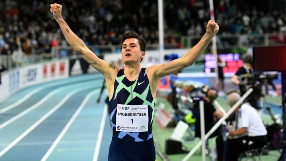 Athlétisme (1500 m): le Norvégien Jakob Ingebrigtsen signe un nouveau record du monde en salle