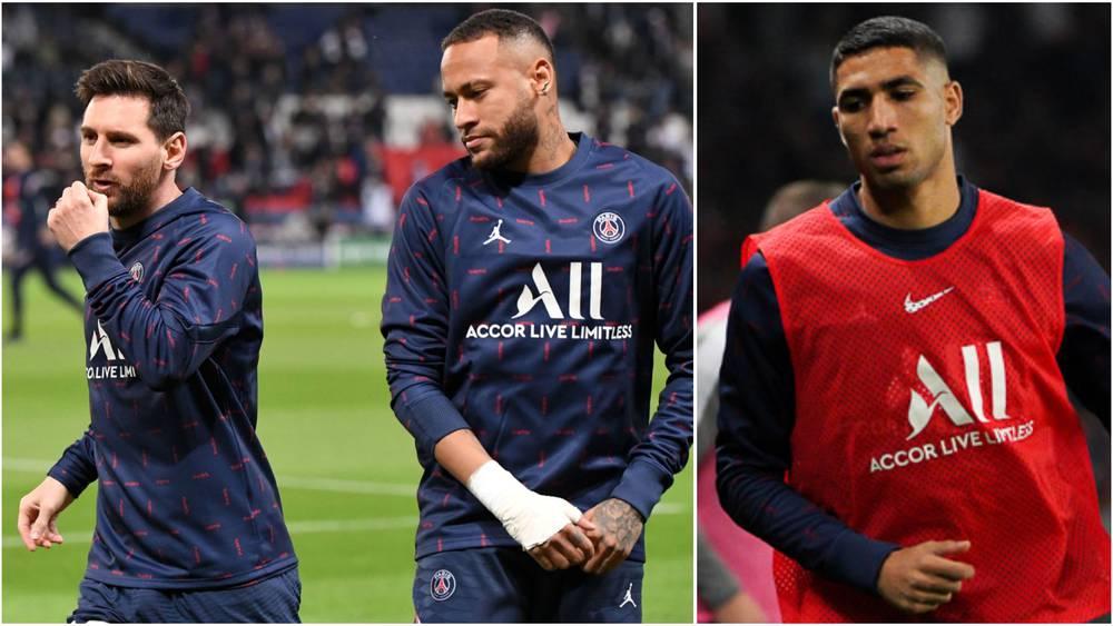 ميسي ونيمار ومبابي يقودون هجوم باريس سان جيرمان أمام نانت وحكيمي يبدأ اللقاء من مقاعد الاحتياط