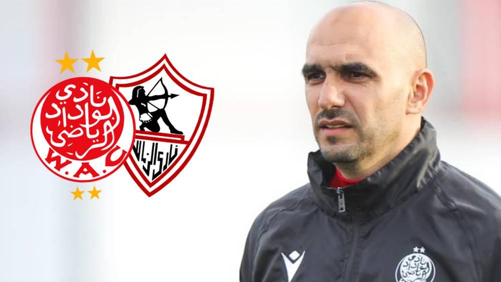 آخر مواجهة قارية بين الركراكي والزمالك انتهت بإقصاء الفتح الرياضي.. هل يثأر وليد لنفسه ويستعيد توازنه القاري رفقة الوداد؟