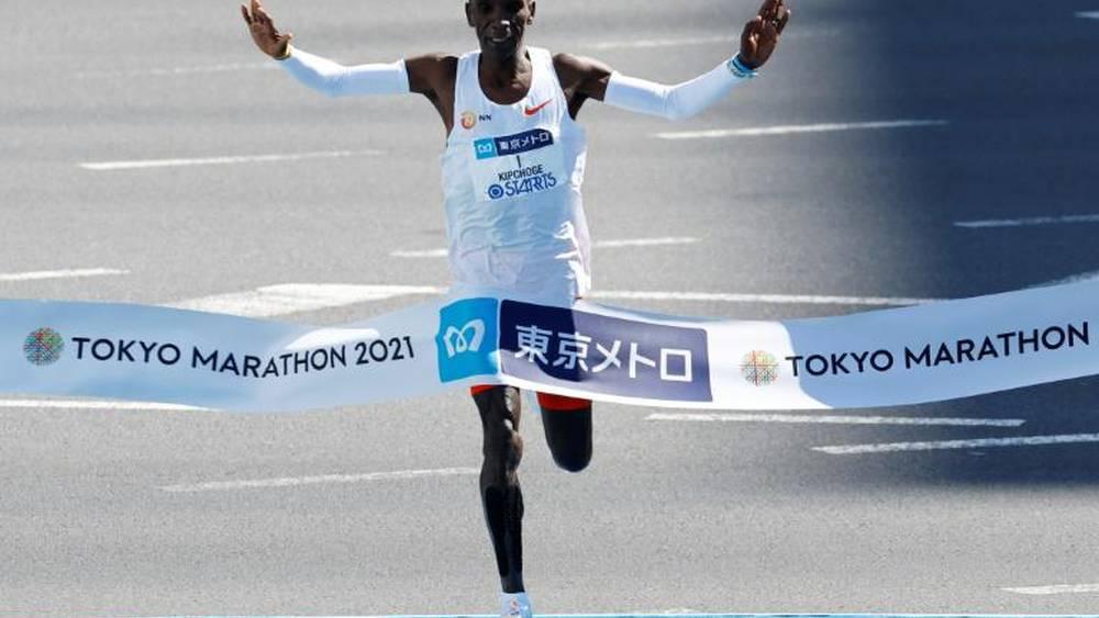 Athlétisme: le Kényan Kipchoge remporte le marathon de Tokyo, sans battre son record
