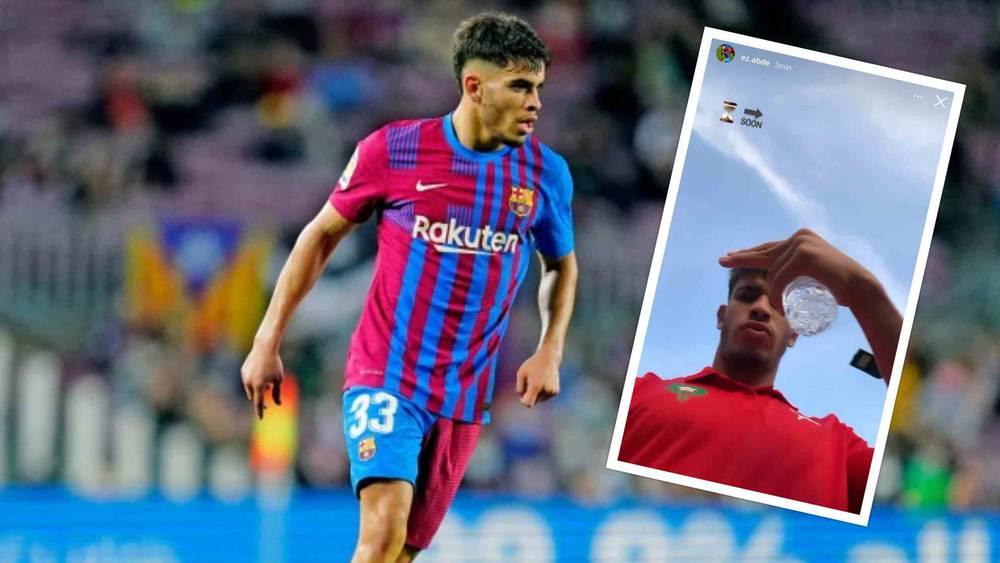 الزلزولي يرتدي قميص المنتخب المغربي ويُعلّق: "قريباً"