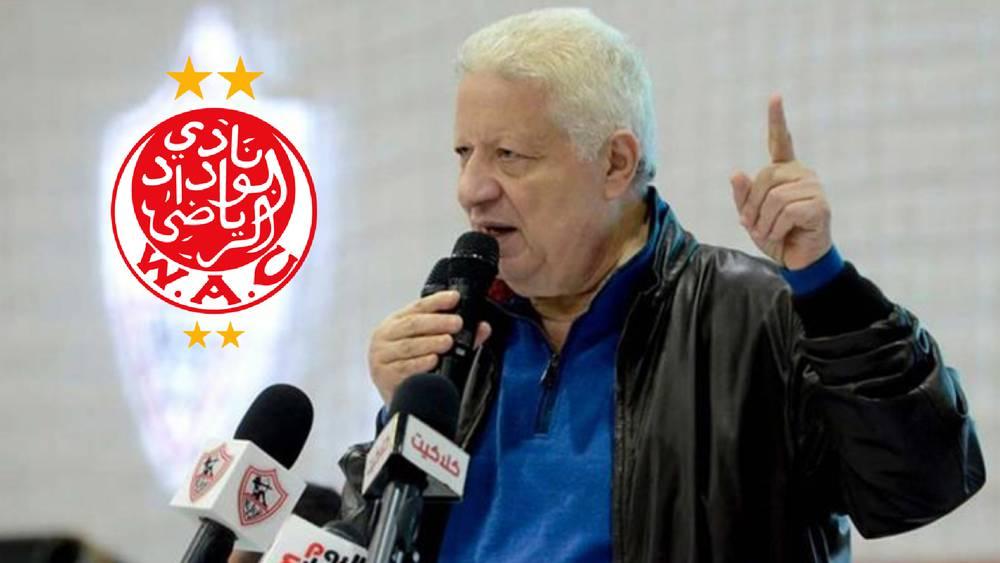 مرتضى منصور يطلب حضور 40 ألف متفرج أمام الوداد ويوجه رسالة للفريق الأحمر: "أهلا بكم في وطنكم"