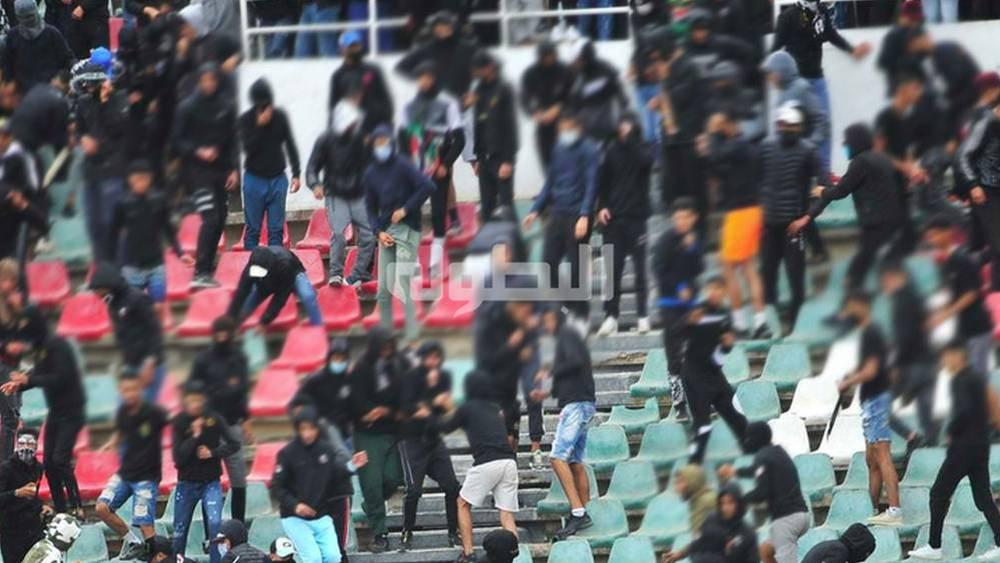 Des actes de hooliganisme à la fin du match, AS FAR – MAS