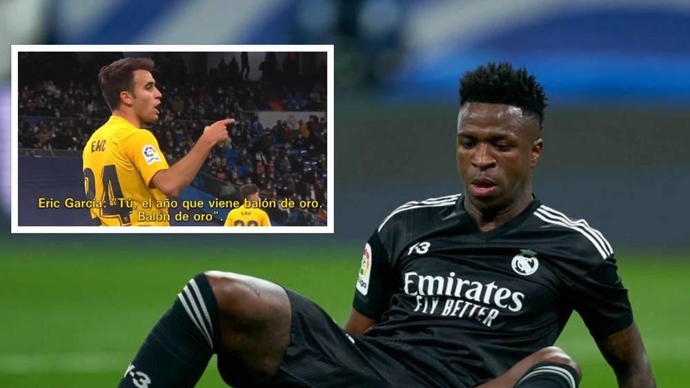 إيريك غارسيا يُخاطب فينيسيوس ساخراً أثناء "الكلاسيكو": "أنت من سيحقق الكرة الذهبية السنة القادمة"