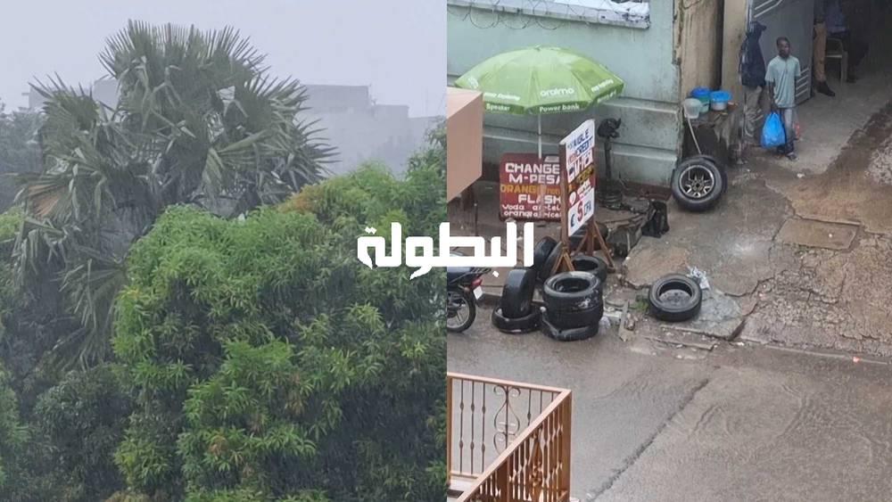 أمطار غزيرة وارتفاع نسبة الرطوبة في الكونغو الديمقراطية قبل ساعات من وصول بعثة المنتخب المغربي
