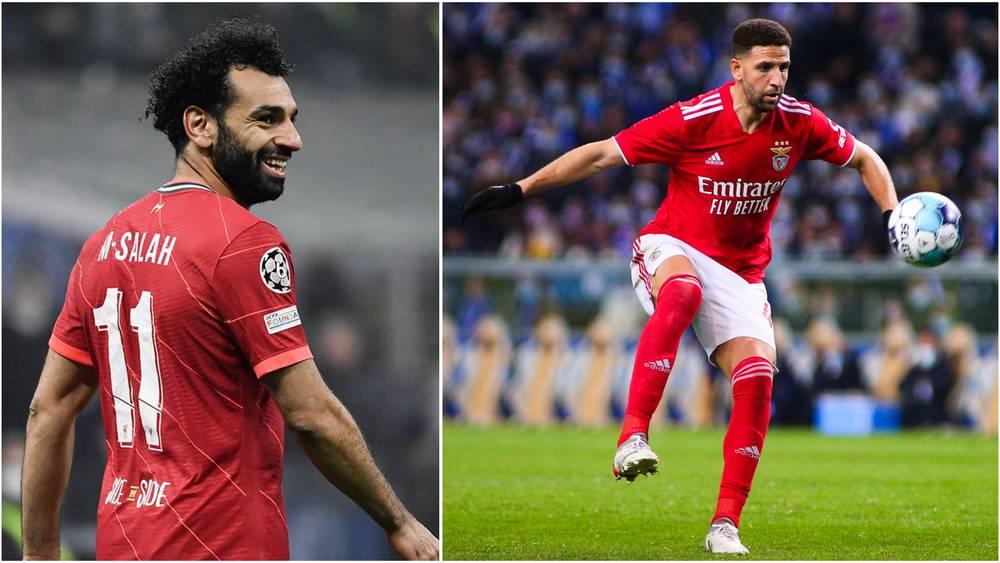 التشكيلة الرسمية لبنفيكا وليفربول.. تاعرابت حاضر منذ البداية ومحمد صلاح يقود هجوم الريدز