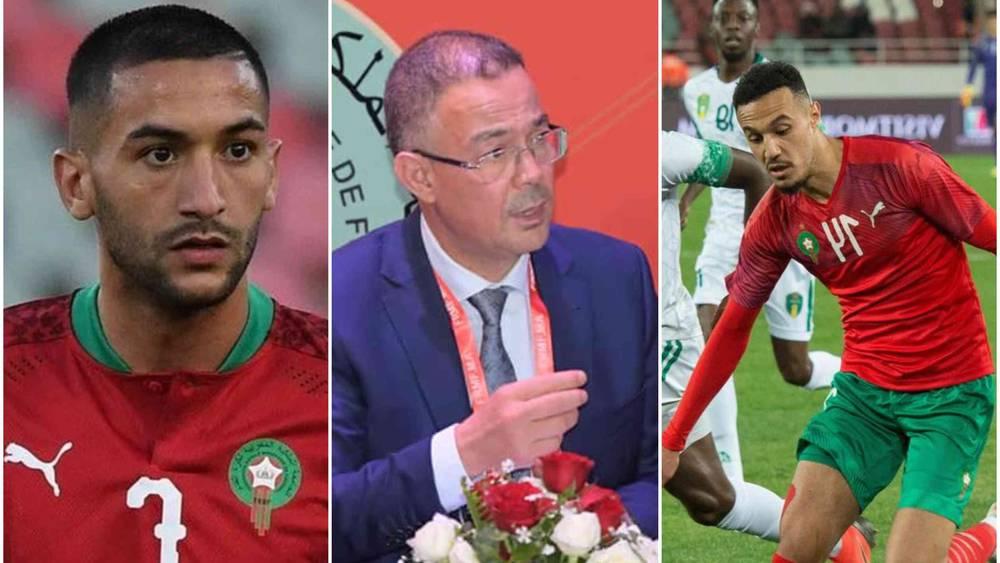 لقجع: "لا يُمكن إقصاء زياش ومزراوي طيلة هذه المدة.. إن المغرب بلدهما وليس هناك شيء قادر على حرمانهما من التواجد معنا"