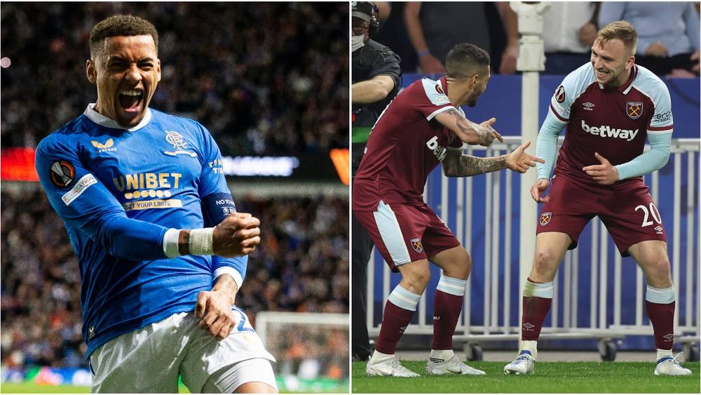 الدوري الأوروبي/ غلاسكو رينجرز ووست هام يلتحقان بلايبزيغ للمربع الذهبي بإقصائهما على التوالي سبورتينغ براغا وليون