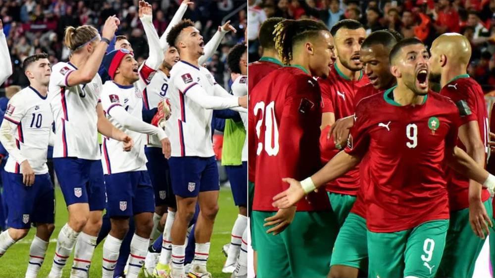 Match amical entre le Maroc et les États-Unis