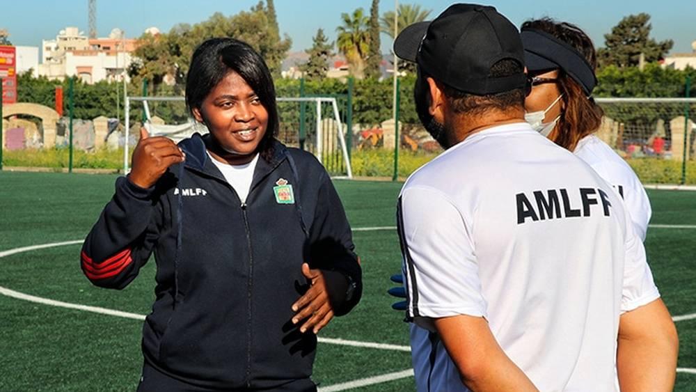 موتسيبي يعين رئيسة العصبة الوطنية النسوية خديجة إيلا كعضو دائم بلجنة كرة القدم للسيدات في "الكاف"