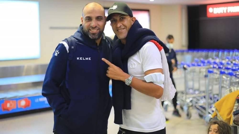 مصطفى حجي يلتقي ببعثة المصري البورسعيدي في المطار ويُرحب بمعين الشعباني وطاقمه المساعد في المغرب