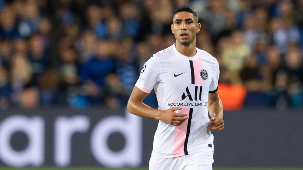 Achraf Hakimi sacré champion de France avec le PSG
