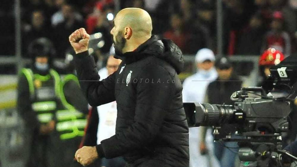 الركراكي: "اِيلا بْغيتي تربَح العُصبة خَاصك تْشم رائِحة الهزيمة وايلا بْغينا نْبقاو حَيِّين خَاصنا نْغامرو"