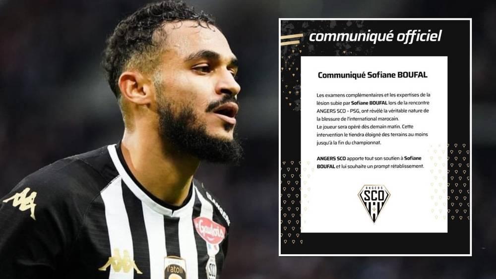أنجيه الفرنسي يؤكد إجراء بوفال لعملية جراحية صباح غد الأربعاء ويتمنى له الشفاء العاجل