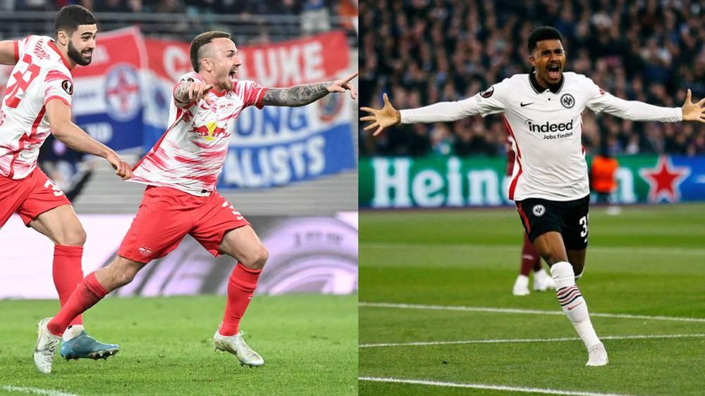 الدوري الأوروبي/ آينتراخت فرانكفورت يعود بانتصار من ملعب وست هام ولايبزيغ يتغلب على رينجرز في ذهاب المربع الذهبي