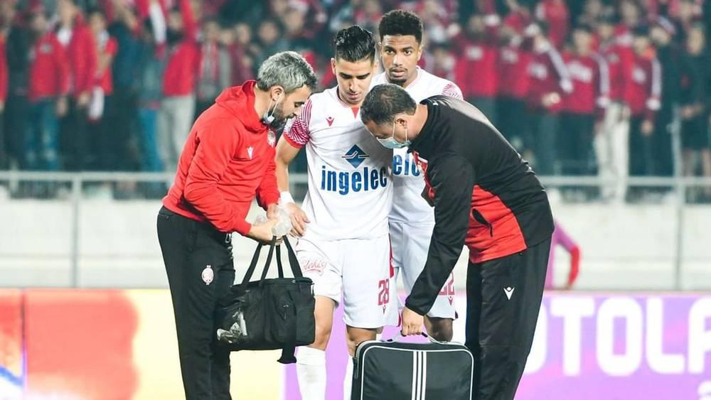 الوداد يُعلن تعرض اللافي لقطع في الرباط الخارجي للركبة ويكشف خضوع اللاعب لفحوصات إضافية يوم غد