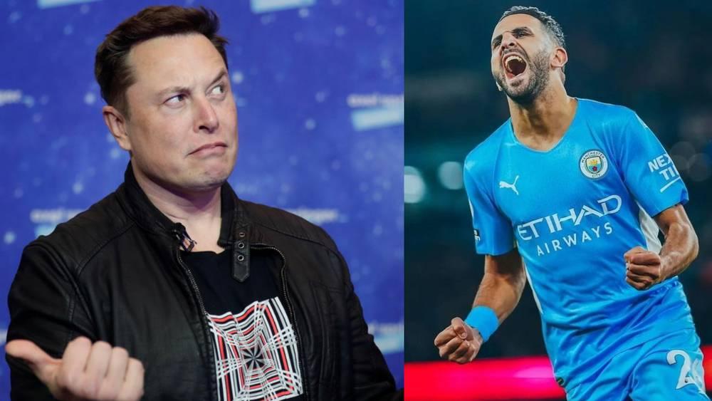 رياض محرز يمازح إيلون ماسك مالك "تويتر" الجديد ويطالبه بإعادة توثيق حسابه