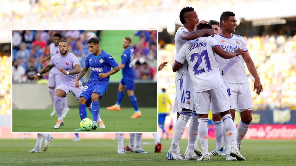 الدوري الإسباني / ريال مدريد وبرشلونة يتعادلان ضد قادش وخيتافي