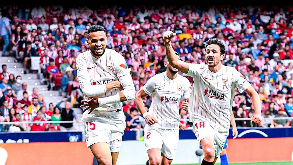 النصيري يسجل "هدفا قاتلا" ضد أتلتيكو مدريد ويمنح إشبيلية بطاقة العبور لدوري الأبطال