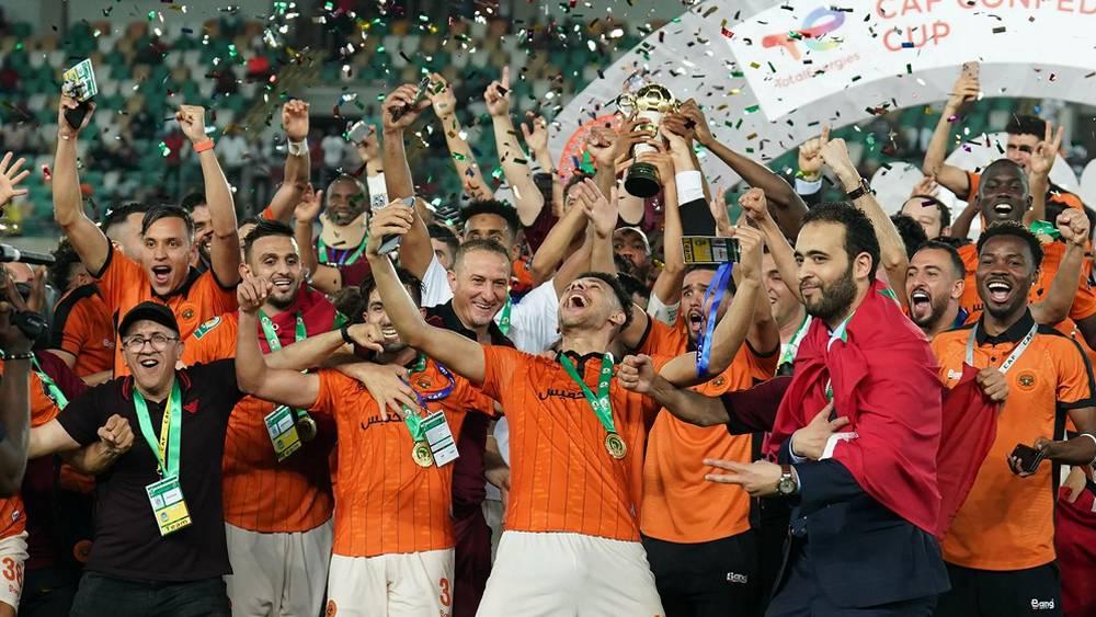 من بينهم سايس وأكرد والنصيري.. لاعبو المنتخب المغربي يهنئون نهضة بركان على تتويجه بلقب كأس الكونفدرالية