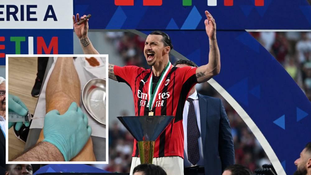 إبراهيموفيتش ينشر فيديو "مؤلم" لتفريغ ركبته من الورم: "كنت أفعل ذلك كل أسبوع لمدة 6 أشهر"