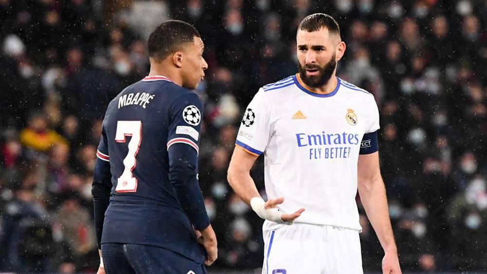 مبابي يهنئ بنزيما بتتويجه رفقة ريال مدريد بلقب دوري الأبطال