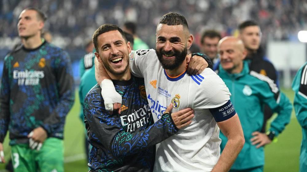 هازارد: "الكرة الذهبية ستذهب لكريم بنزيما بنسبة 99٪"