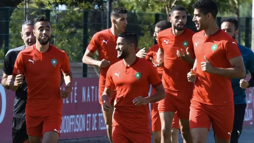 المنتخب المغربي يستأنف تداريبه تأهبا لمواجهة جنوب أفريقيا في  تصفيات "كان 2023"