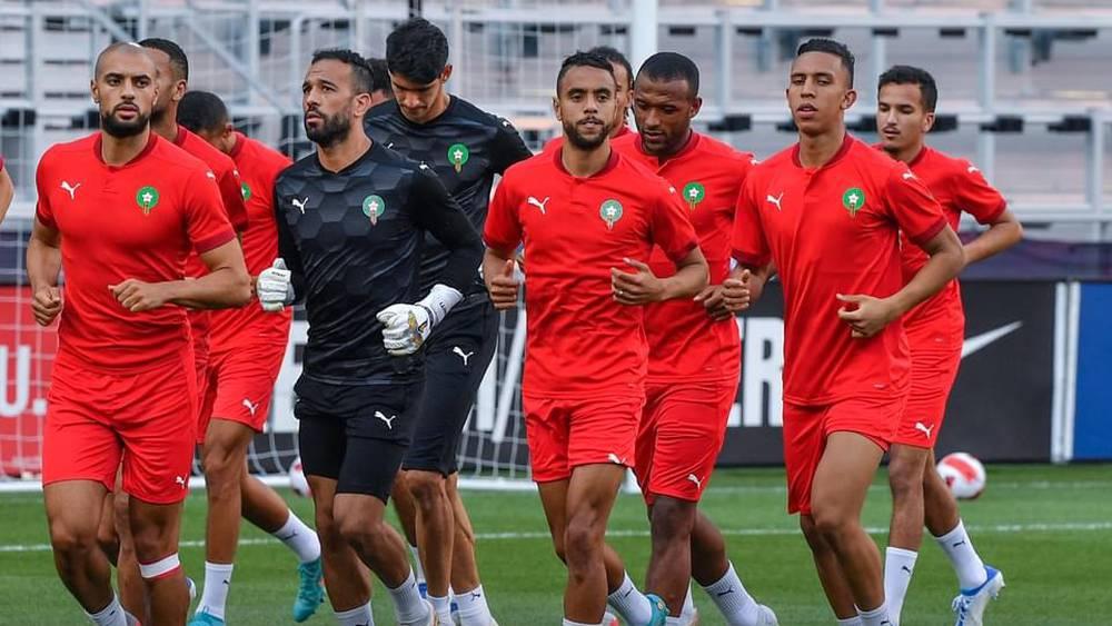 Dernière séance d'entraînement des Lions de l´Atlas
