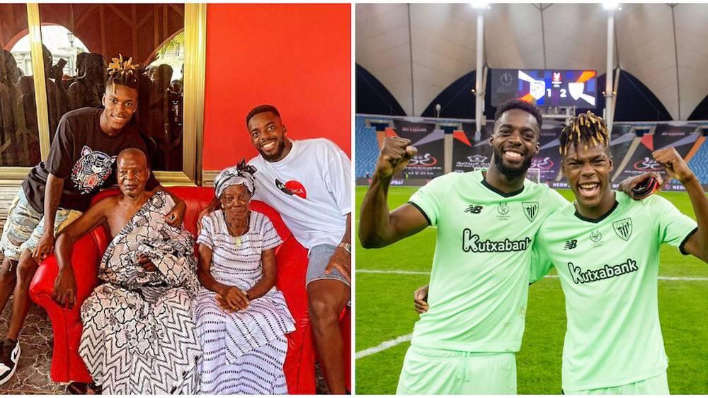 إناكي ويليامز وشقيقه نيكو يصلان غانا من أجل تمثيل "البلاك ستارز"