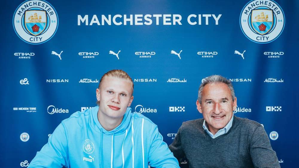 Manchester City officialise l'arrivée d'Erling Haaland