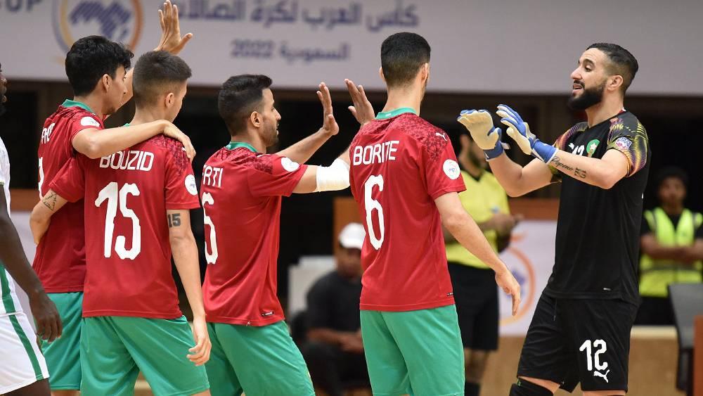 لاعبو المنتخب المغربي لـ"الفوتسال" قبل مواجهة العراق: "النهائي دائما ما يكون صعبا ونعد المغاربة بتقديم نتيجة تسعدهم"