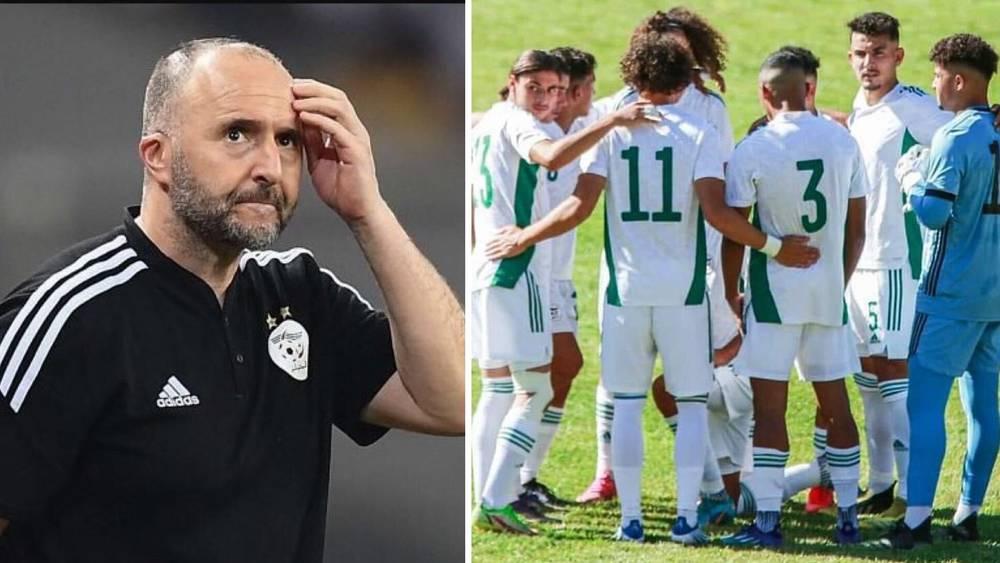 الألعاب المتوسطية/ الجماهير الجزائرية أثناء تأخر منتخبها في النتيجة أمام فرنسا: "ألُو بلماضي الجزائر راهَا تعانِي"