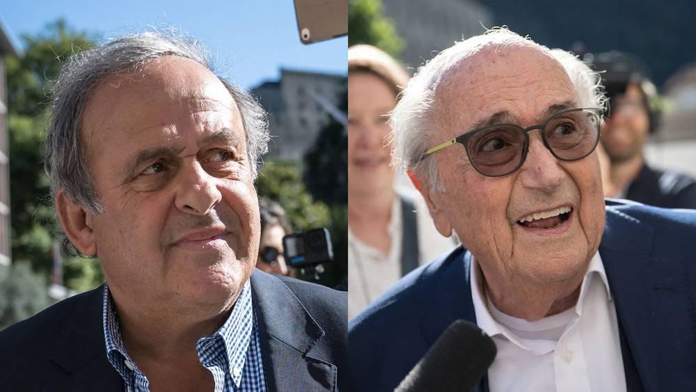 القضاء السويسري يبرئ بلاتر وبلاتيني من تهم الفساد