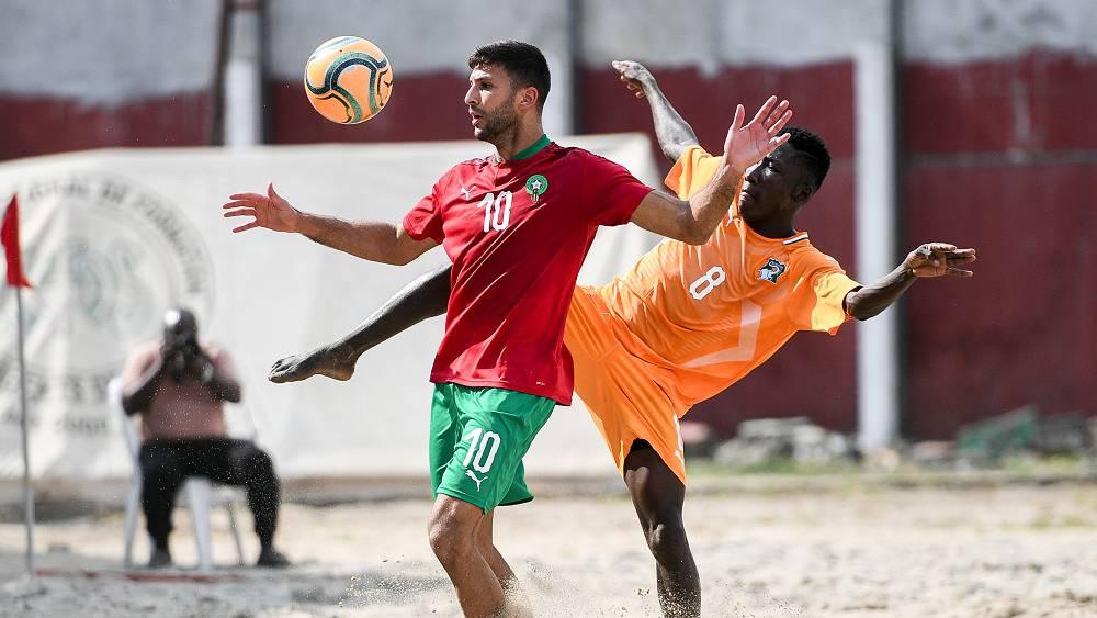 المنتخب المغربي للكرة الشاطئية ينهزم أمام ساحل العاج بأبيدجان في ذهاب "الدور الفاصل" المؤهل لكأس أفريقيا "الموزمبيق 2022"