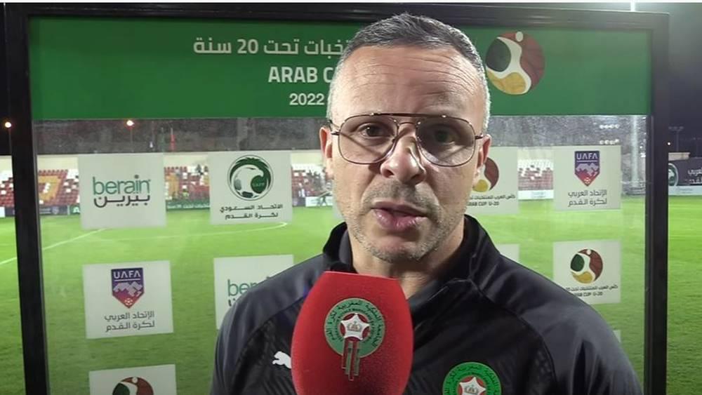 محمد وهبي: "فخور بلاعبينا لأنهم كانوا صبورين في مباراة فلسطين وحققنا الأهم بالتأهل لربع نهائي كأس العرب للشباب"