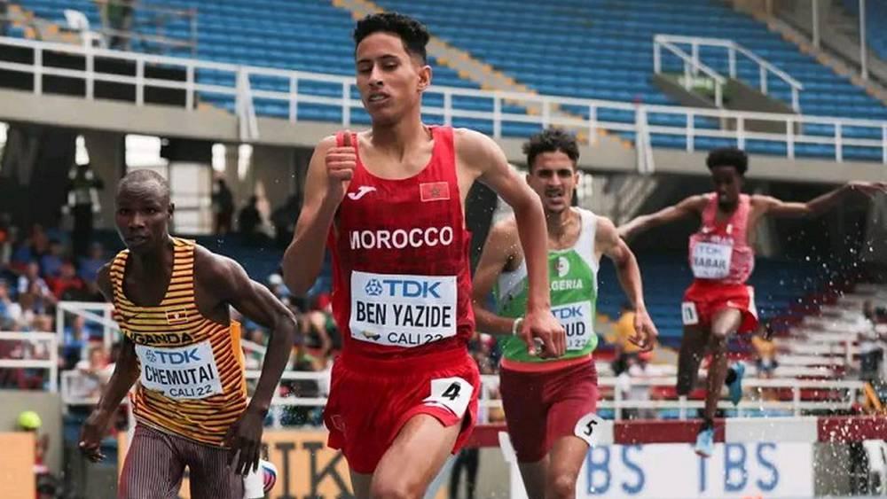 Mondiaux juniors: Le Marocain Benyazide remporte le bronze du 3000 m steeple
