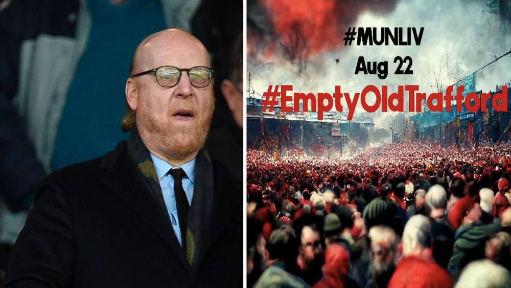 في خطوة أولى من نوعها.. جماهير مانشستر يونايتد تطلق حملة “أولد ترافورد فارغ” لمقاطعة مباراة ليفربول اعتراضًا على مُلاك النادي