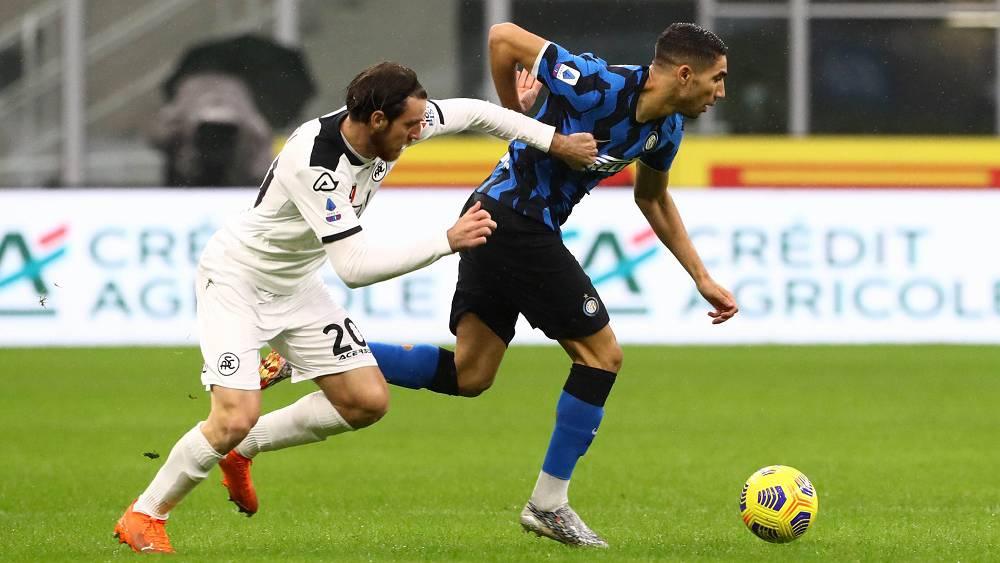 باستوني (لاعب سبيزيا): "أشرف حكيمي من بين أصعب 4 لاعبين واجهتهم في مسيرتي"