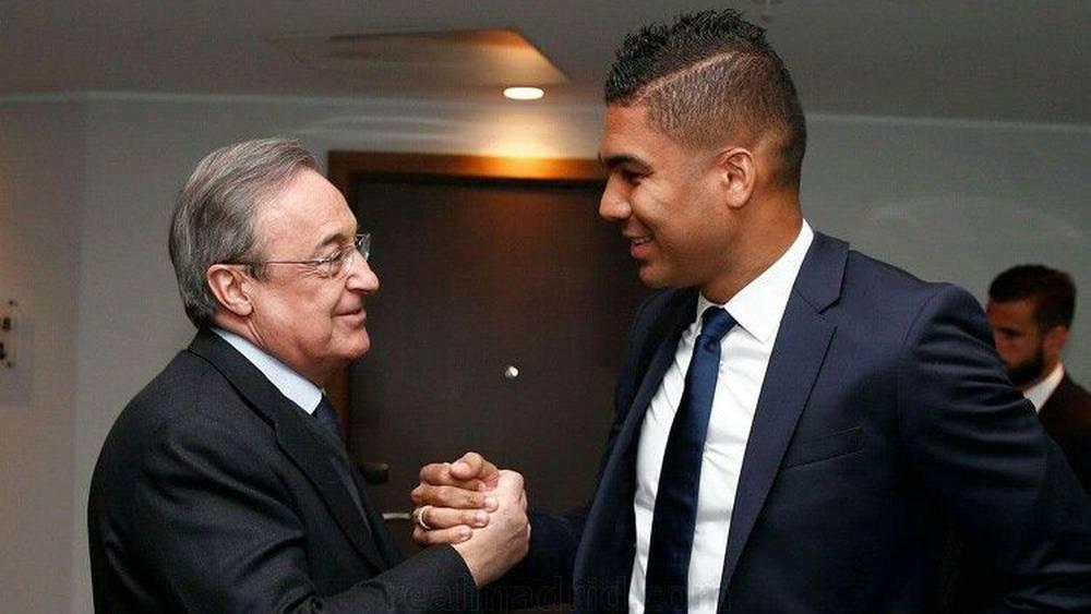 فلورنتينو بيريز: "كاسيميرو أسطورة يستحق أن يقرر ما يريده"