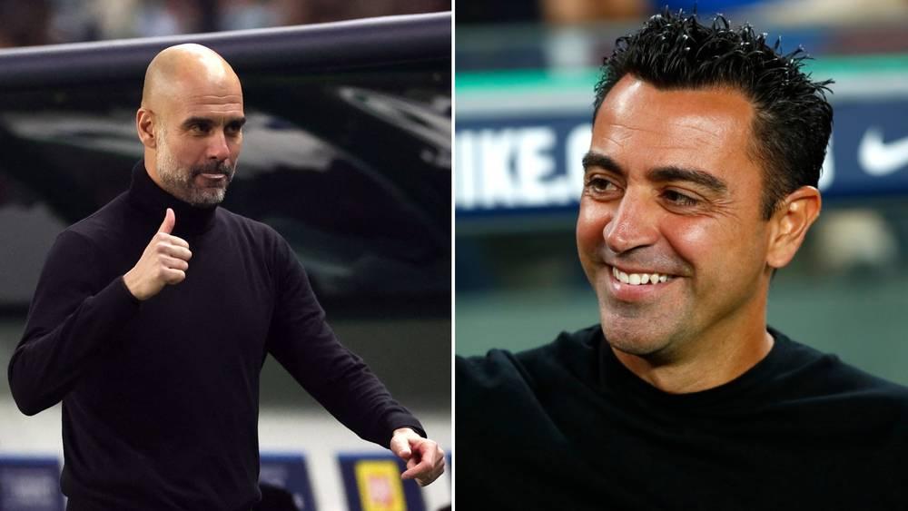 برشلونة - مانشستر سيتي/ تشافي يدفع بكوندي أساسيا وغوارديولا يريح نجومه مانحا الفرصة للبدلاء