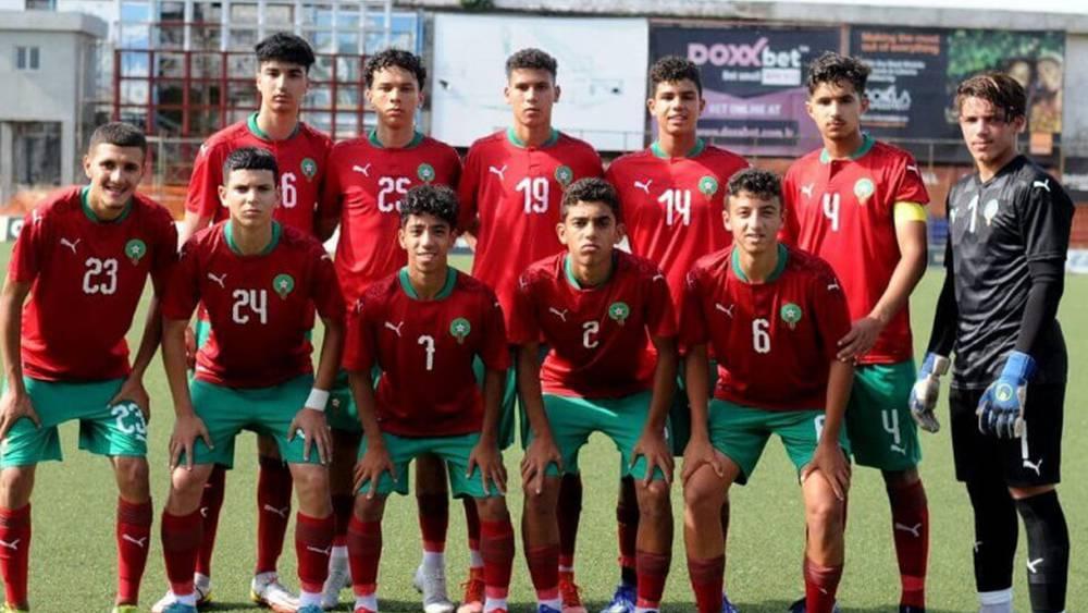 Foot-Coupe arabe U17 (2e journée/Groupe C): Le Maroc décroche sa première victoire aux dépens de la Mauritanie (1-0)