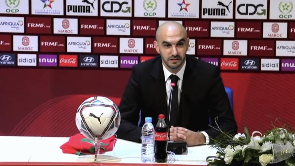 الركراكي: "جئت للمنتخب الوطني لتحقيق الفوز وسنقاتل لإسعاد الجماهير المغربية"