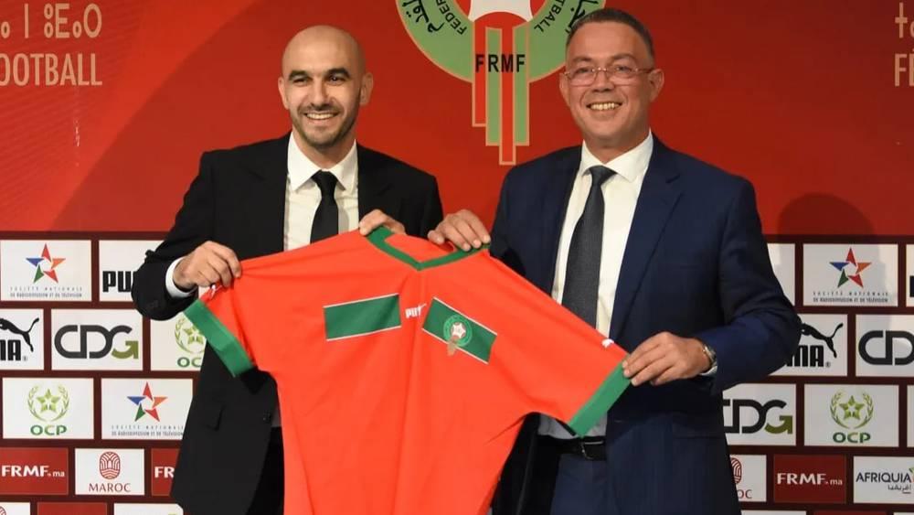 مواجهة الشيلي وديا أول اختبار للركراكي كمدرب للمنتخب المغربي